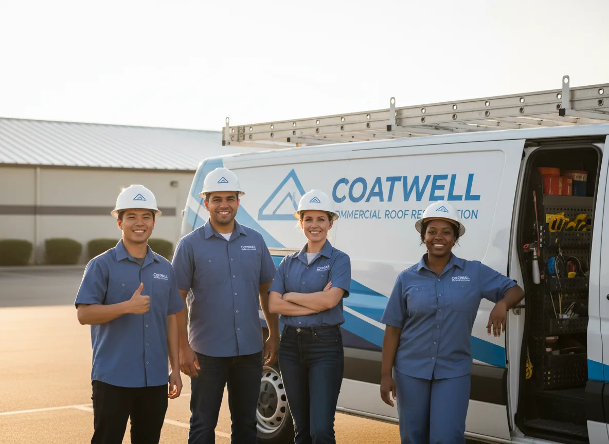 Commercial roof coating company in Rockland, WI